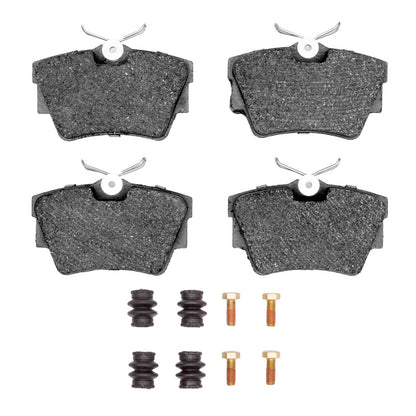 R1 Concepts R1 1996-1997 Volkswagen EuroVan Rear R1 Optimum OE Pads & Hardware Kit