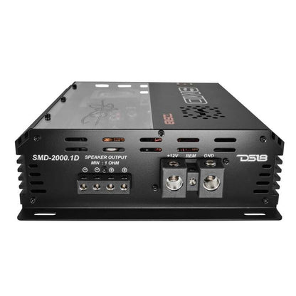 DS18 Steave Meade Colab 1-Channel Amp Class D 2000/1ohm 1400/2ohm 800/4ohm Watts LED Lights