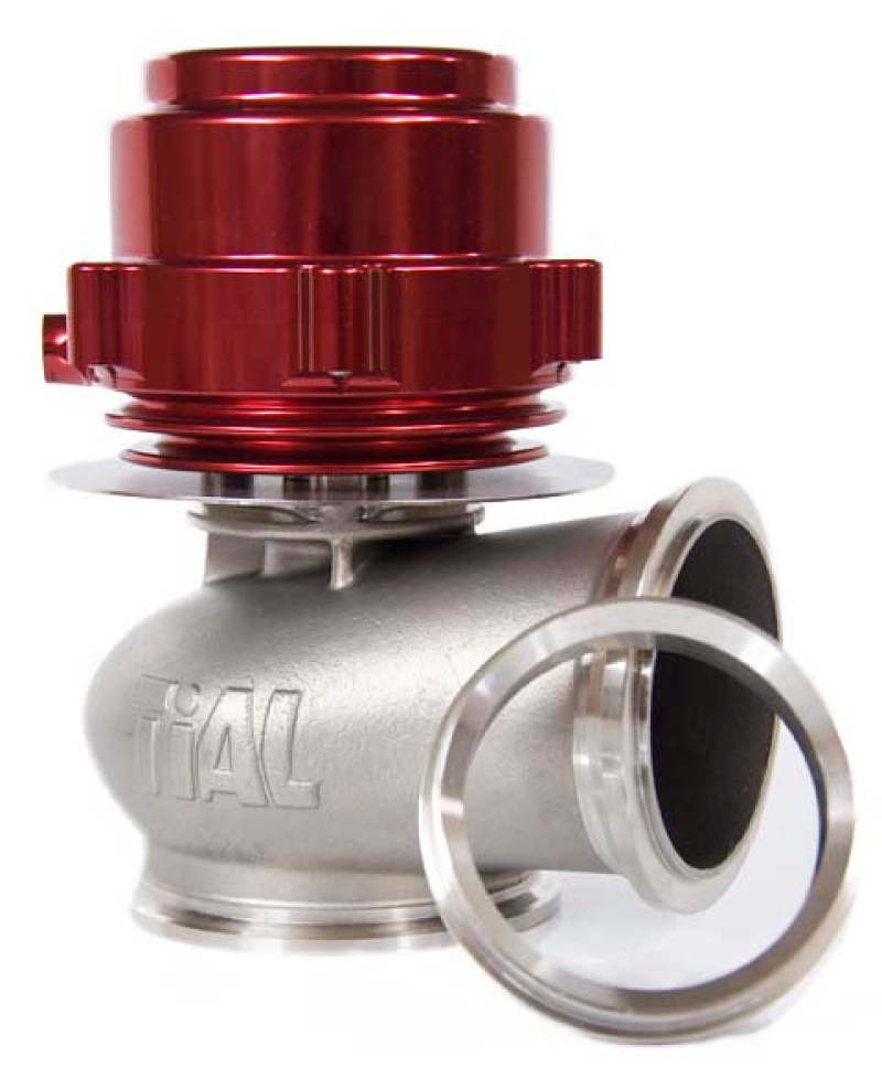 TiALSport TiAL Sport V60 Wastegate 60mm .228 Bar (3.31 PSI) w/Clamps - Red