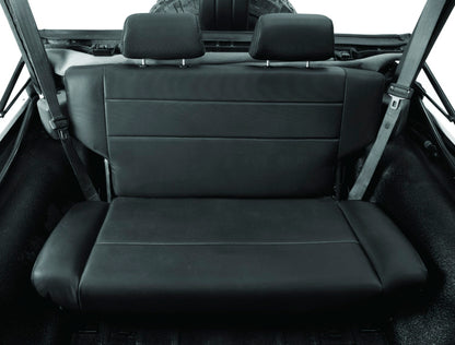 Bestop N-Tumble Seat - 55-83 Jeep Cj5 Fold (All Vinyl Black Crush)