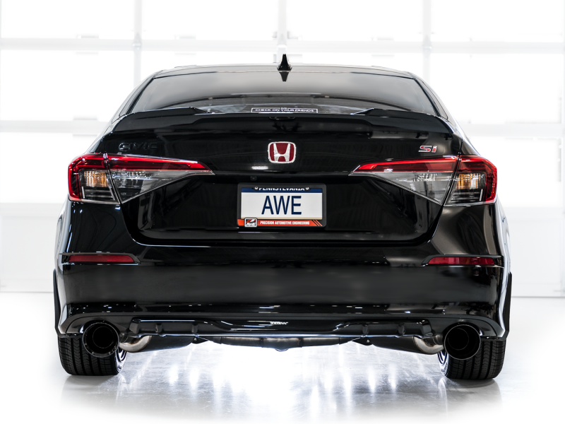AWE Tuning 22+ Honda Civic Si/Acura Integra Track Edition Cat-Back Exhaust - Dual Diamond Black Tips
