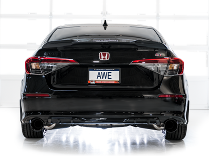 AWE Tuning 22+ Honda Civic Si/Acura Integra Track Edition Cat-Back Exhaust - Dual Diamond Black Tips