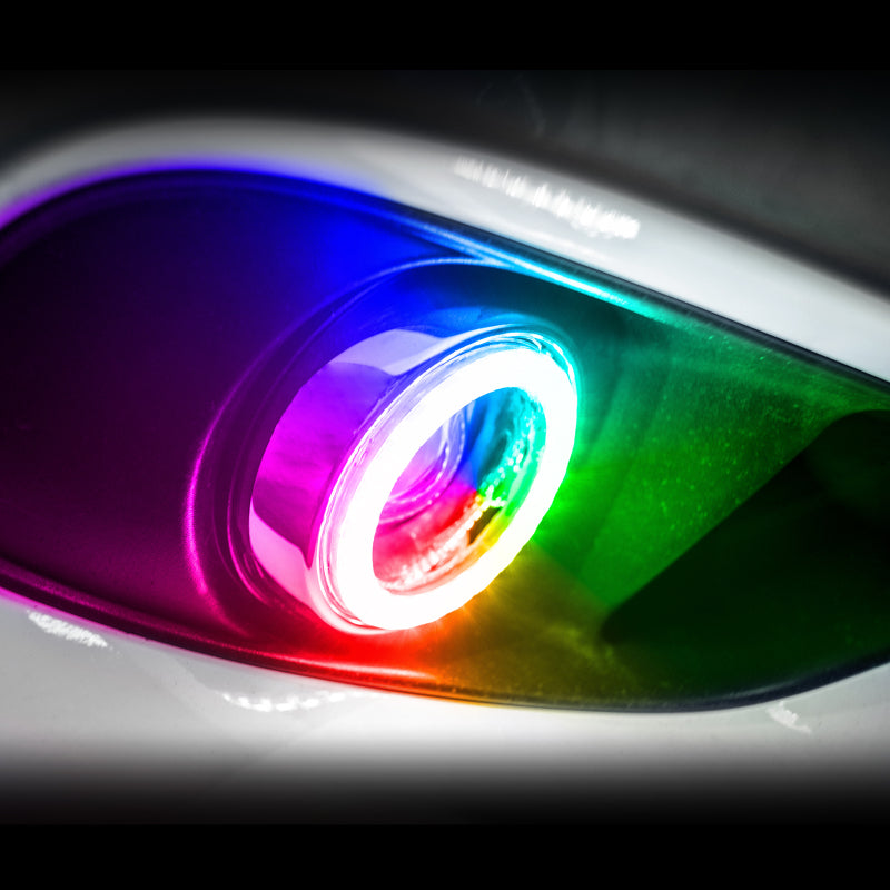 ORACLE Lighting Oracle Dodge Dart 13-16 WP LED Projector Fog Halo Kit - ColorSHIFT