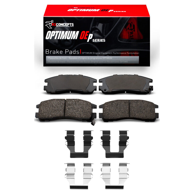 R1 Concepts R1 92-12 Chrysler Sebring Rear Optimum OE Pads & Hardware Kit