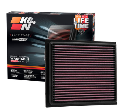 K&N Engineering K&N Replacement Air Filter TOYOTA PRIUS 1.8L L4; 2010