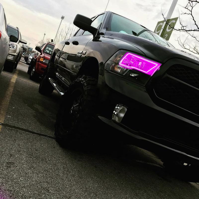 ORACLE Lighting Oracle Dodge Ram Sport 09-18 LED Headlight Halo Kit - ColorSHIFT w/ RF Controller