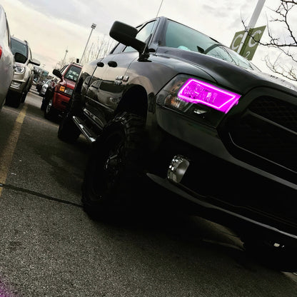 ORACLE Lighting Oracle Dodge Ram Sport 09-18 LED Headlight Halo Kit - ColorSHIFT w/ RF Controller