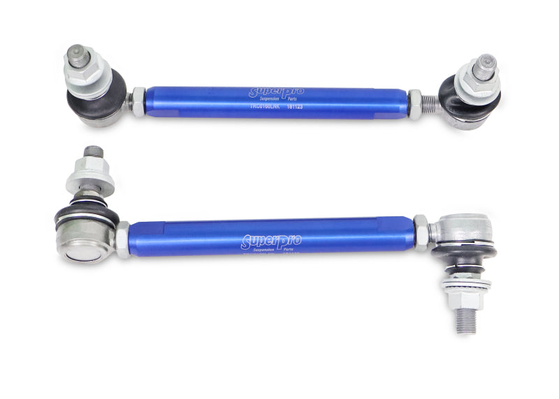 SuperPro 2013 Scion FR-S Base Front HD Adjustable End Link Set (12mm Studs 210mm-260mm Length)
