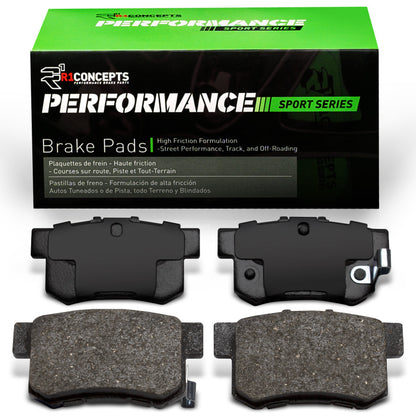 R1 Concepts R1 1987-2022 Acura Integra Rear R1 Performance Sport Pads