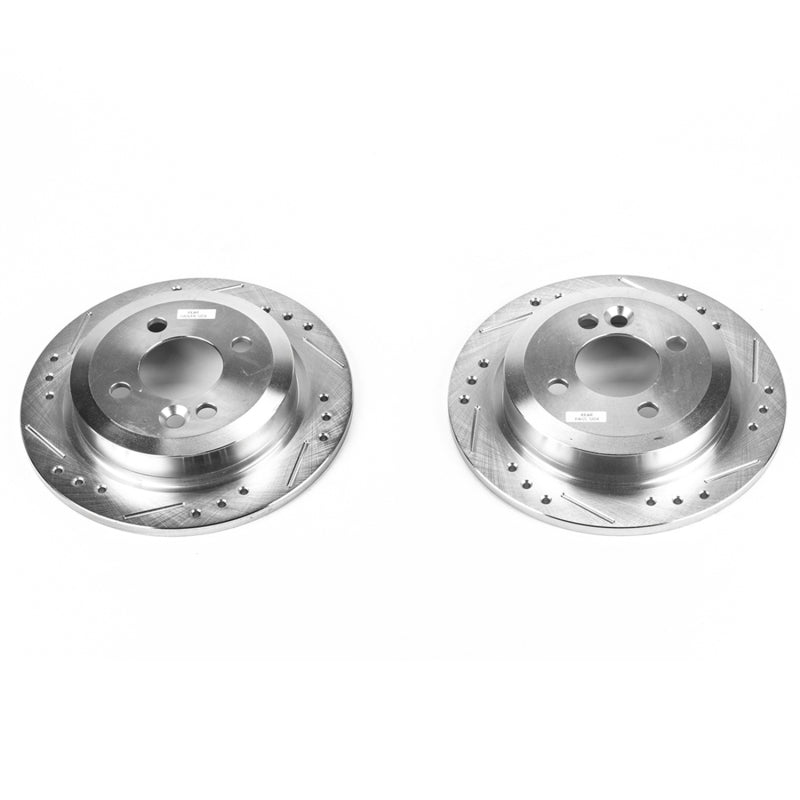 PowerStop Power Stop 02-06 Mini Cooper Rear Evolution Drilled & Slotted Rotors - Pair