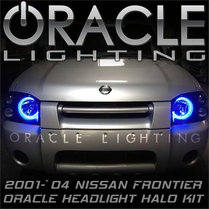 ORACLE Lighting Oracle 02-04 Nissan Xterra LED Headlight Halo Kit - Red
