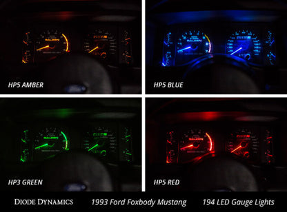 Diode Dynamics 194 LED Bulb HP5 LED Pure - White Set of 12