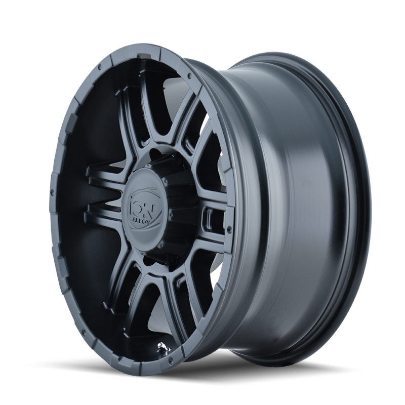 ION Wheels ION Type 179 16x8 / 5x127 BP / 10mm Offset / 83.82mm Hub Matte Black Wheel