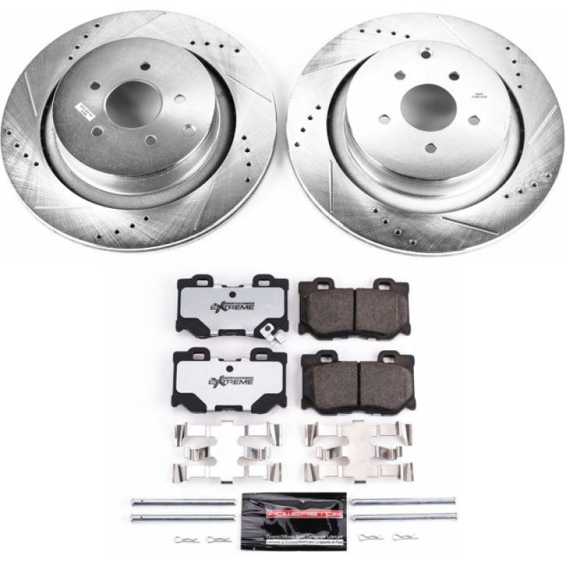PowerStop Power Stop 09-13 Infiniti FX50 Rear Z26 Street Warrior Brake Kit