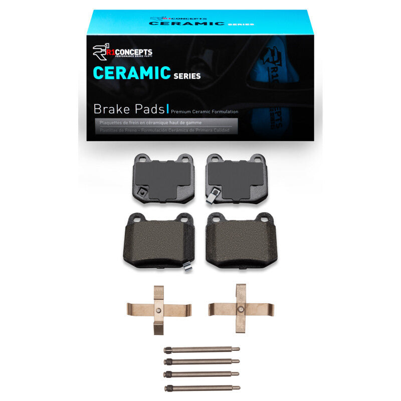 R1 Concepts R1 03-06 Mitsubishi Lancer Rear Ceramic Pads & Hardware Kit