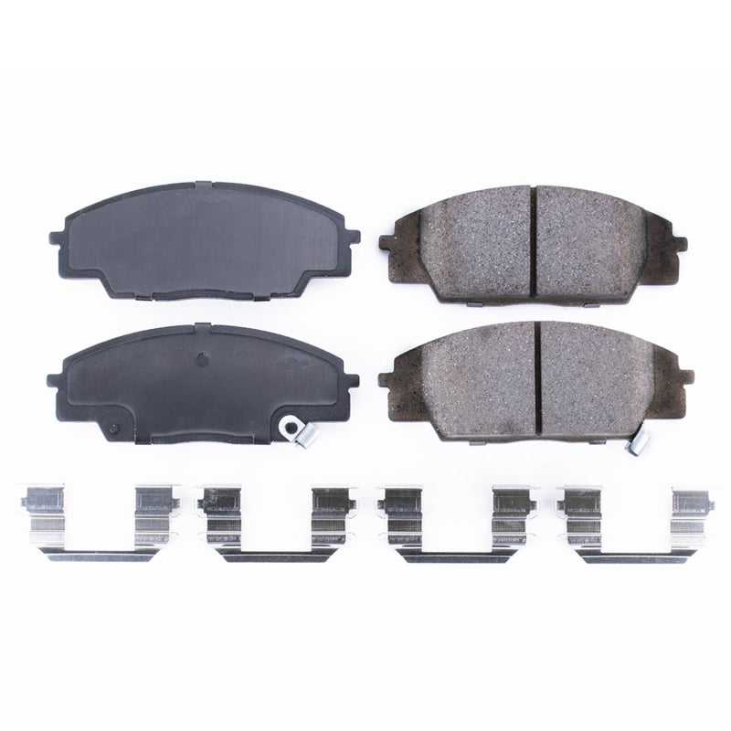 PowerStop Power Stop 07-10 Acura CSX Front Z17 Evolution Ceramic Brake Pads w/Hardware
