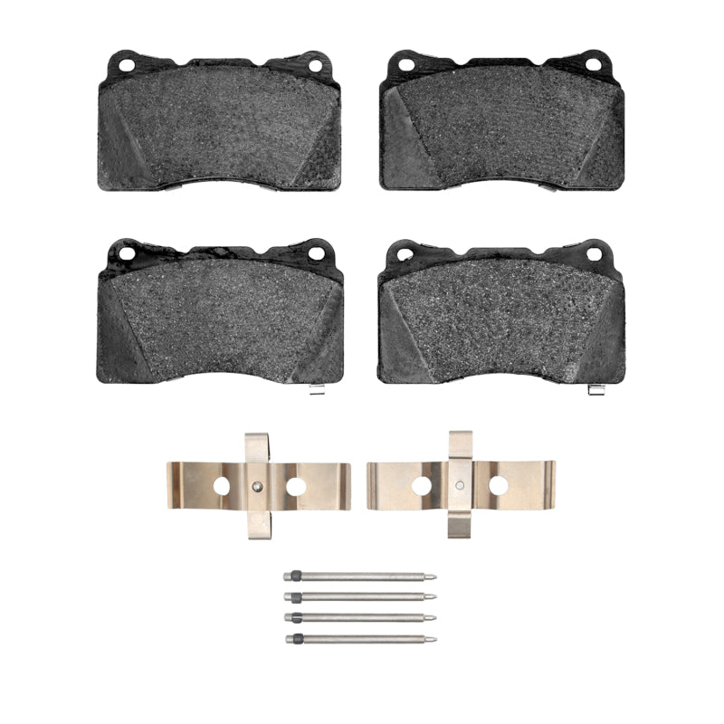 R1 Concepts R1 14-17 Dodge Viper Front/Rear Semi Met Pads & Hardware Kit