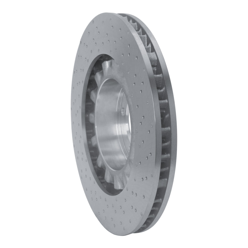 DFC 15-17 Porsche 911 Left Front Drilled Hi-Carbon Alloy Geomet Coated Rotor