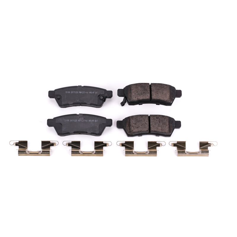 PowerStop Power Stop 05-19 Nissan Frontier Rear Z17 Evolution Ceramic Brake Pads w/Hardware