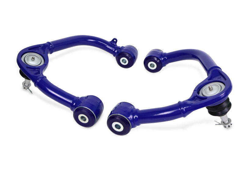 SuperPro 2021+ Ford F150 Fixed Offset Front Upper Control Arm Set