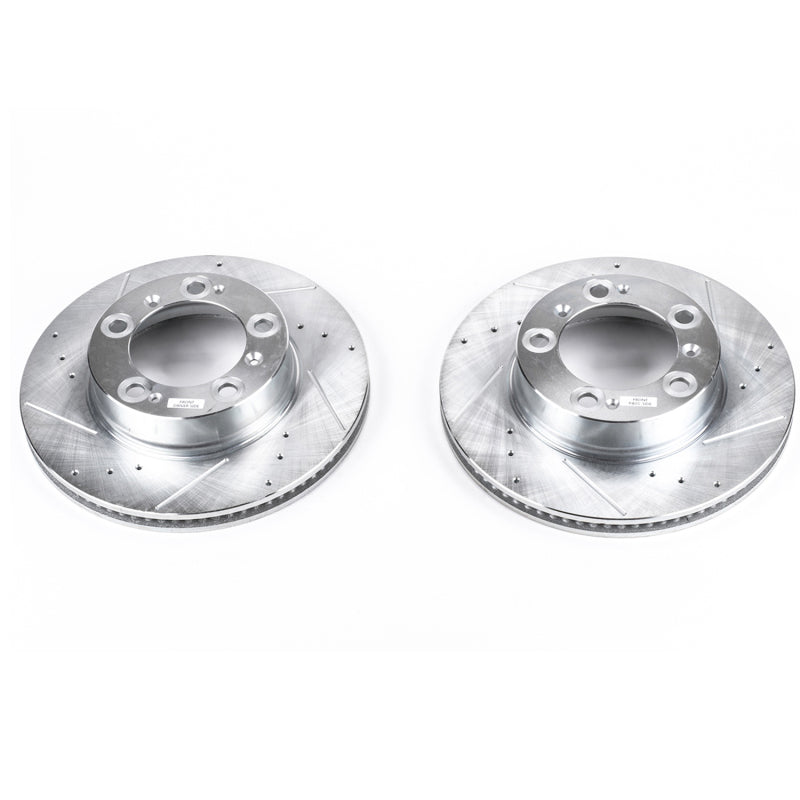 PowerStop Power Stop 97-04 Porsche Boxster Front Evolution Drilled & Slotted Rotors - Pair
