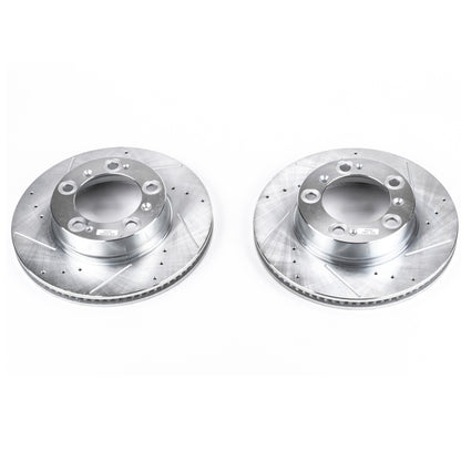 PowerStop Power Stop 97-04 Porsche Boxster Front Evolution Drilled & Slotted Rotors - Pair