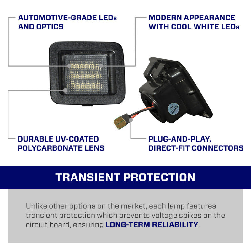 Form Lighting 2015 F-150 LED License Plate Lights (Pair)
