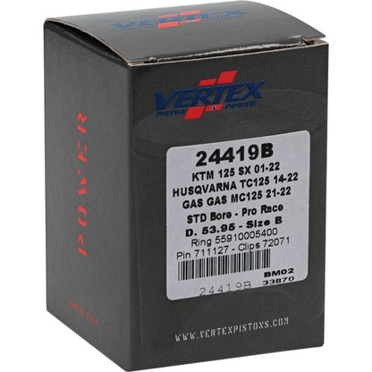 Vertex Pistons Vertex Piston 01-16 KTM 125 EXC 125cc Forged Pro Race Piston Kit