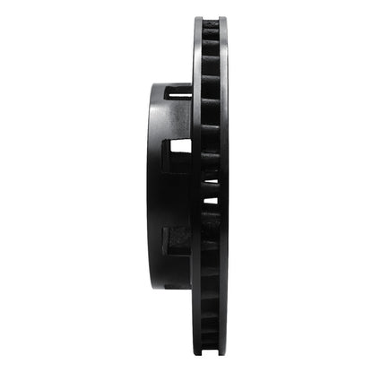 R1 Concepts R1 75-93 Dodge W200 Front Right Drilled & Slotted Black Brake Rotor