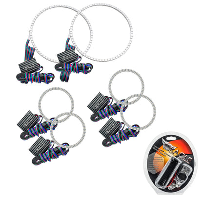 ORACLE Lighting Oracle Nissan Frontier 01-04 Halo Kit - Triple - ColorSHIFT