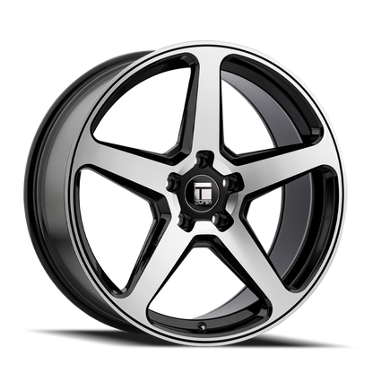Touren 3296 TF96 20x9 / 5x112 BP / 35mm Offset / 66.6mm Hub Gloss Black Machined Wheel