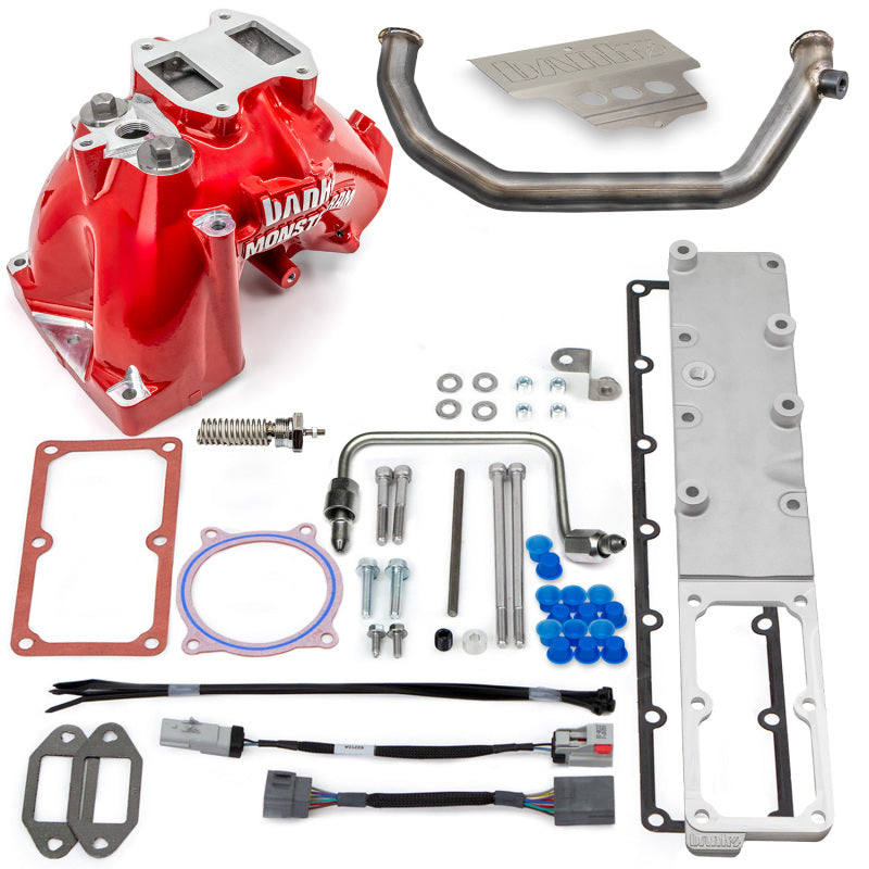 Banks Power 07.5-12 Ram Cab Chassis 6.7L Diesel Monster-Ram Intake System w/Fuel Line - Red