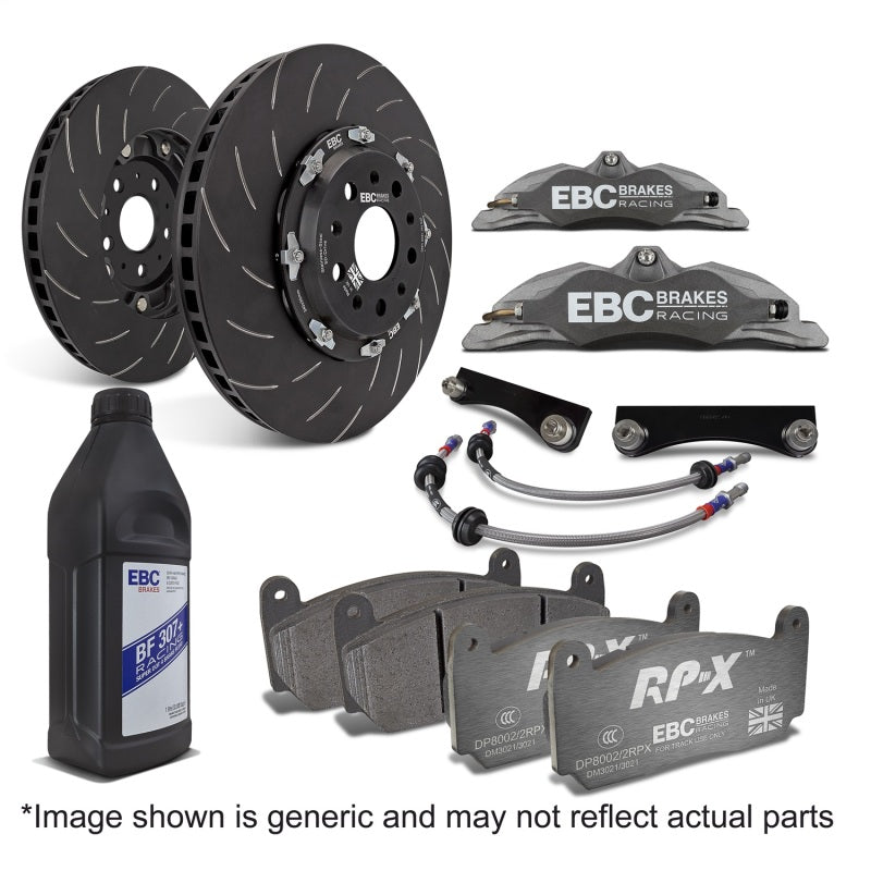 EBC Racing 2006 BMW 1-Series Supercup Anodized Apollo-4 Calipers 330mm Rotors Front Big Brake Kit