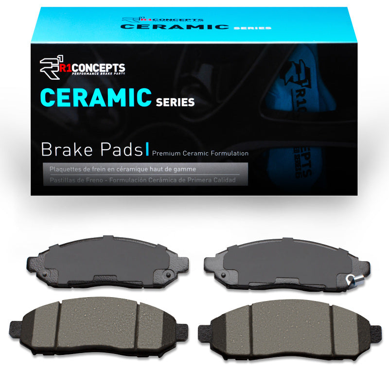 R1 Concepts R1 05-25 Chevrolet City Express Front R1 Ceramic Brake Pads
