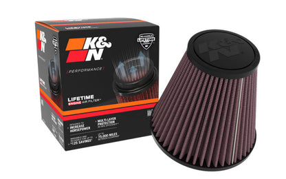 K&N Engineering K&N Universal Clamp-On Air Filter 6in Base x 3.5in Top x 6.3125in H