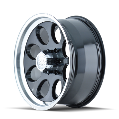 ION Wheels ION Type 171 18x9 / 6x139.7 BP / 0mm Offset / 106mm Hub Black/Machined Wheel