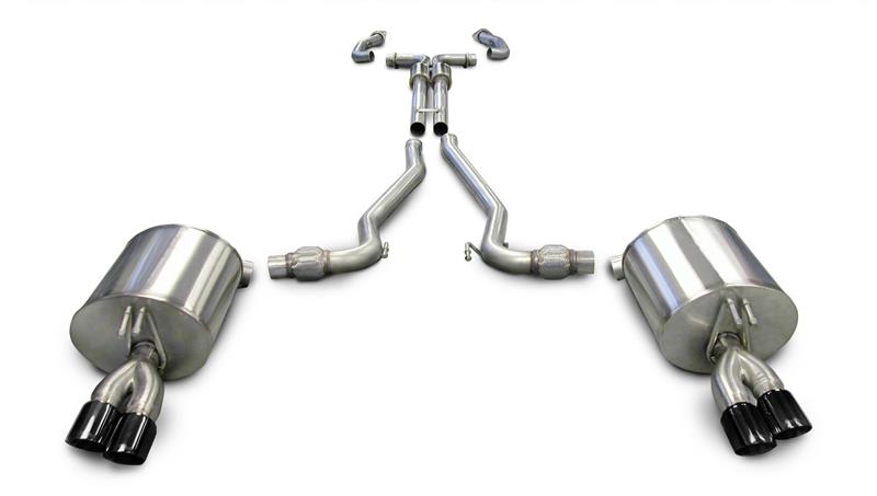 CORSA Performance Corsa 2008-2009 Pontiac G8 GXP 6.0L V8 Sport Cat-Back w/ Dual 3in Black Tips