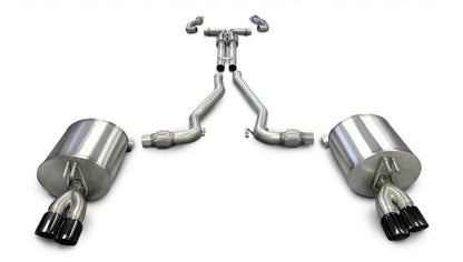 CORSA Performance Corsa 2008-2009 Pontiac G8 GXP 6.0L V8 Sport Cat-Back w/ Dual 3in Black Tips