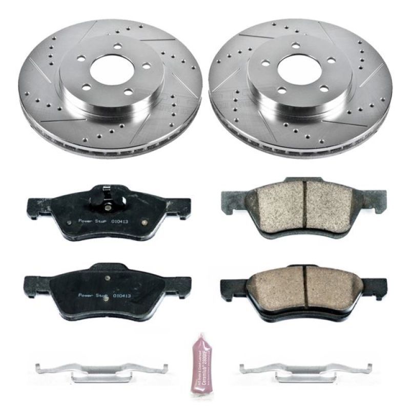 PowerStop Power Stop 10-12 Ford Escape Front Z23 Evolution Sport Brake Kit