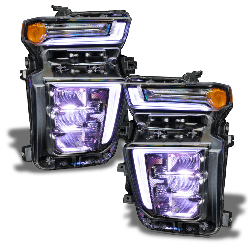ORACLE Lighting Oracle 20-21 Chevy Silverado HD 2500RGB Headlight Demon Eye Kit - w/o Controller