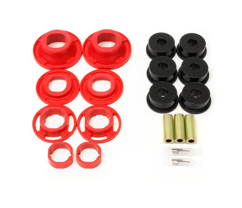 BMR Suspension BMR 12-15 5th Gen Camaro Street Version Rear Cradle Bushing Kit (BK001 BK040) - Black/Red