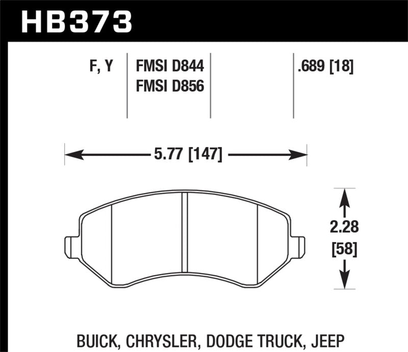 Hawk Performance Hawk HPS Street Brake Pads