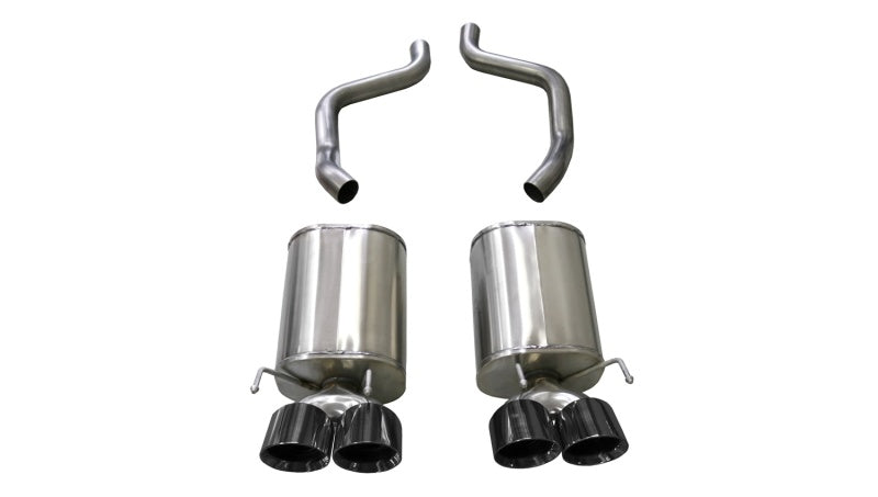 CORSA Performance Corsa 2005-2007 Chevrolet Corvette (C6) 6.0L/6.2L Black Xtreme Axle-Back Exhaust w/4.5in Tips