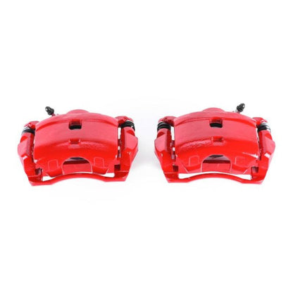 PowerStop Power Stop 90-97 Honda Accord Rear Red Calipers w/Brackets - Pair