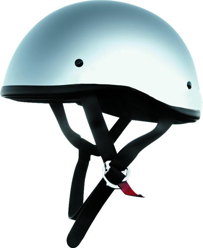 Bikers Choice Skid Lids Original Helmet Chrome - Medium
