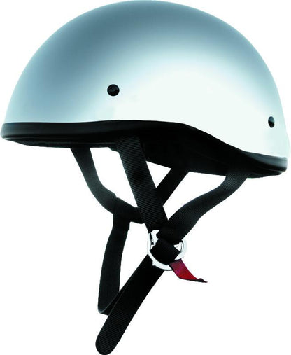 Bikers Choice Skid Lids Original Helmet Chrome - Medium