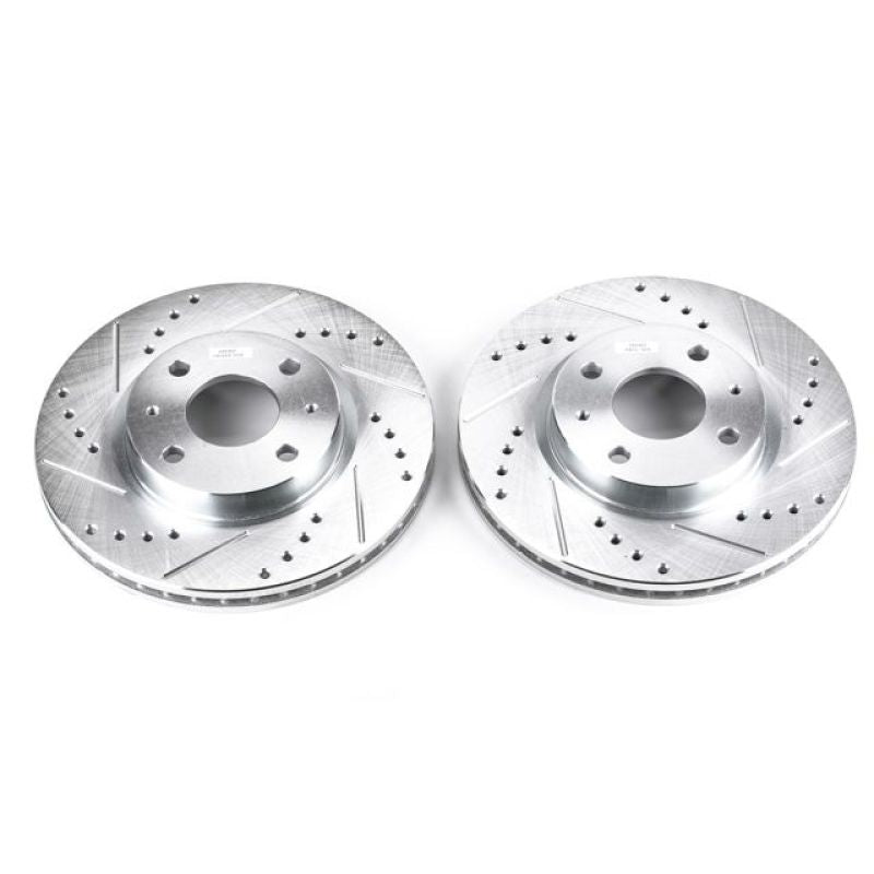 PowerStop Power Stop 08-11 Ford Focus Front Evolution Drilled & Slotted Rotors - Pair