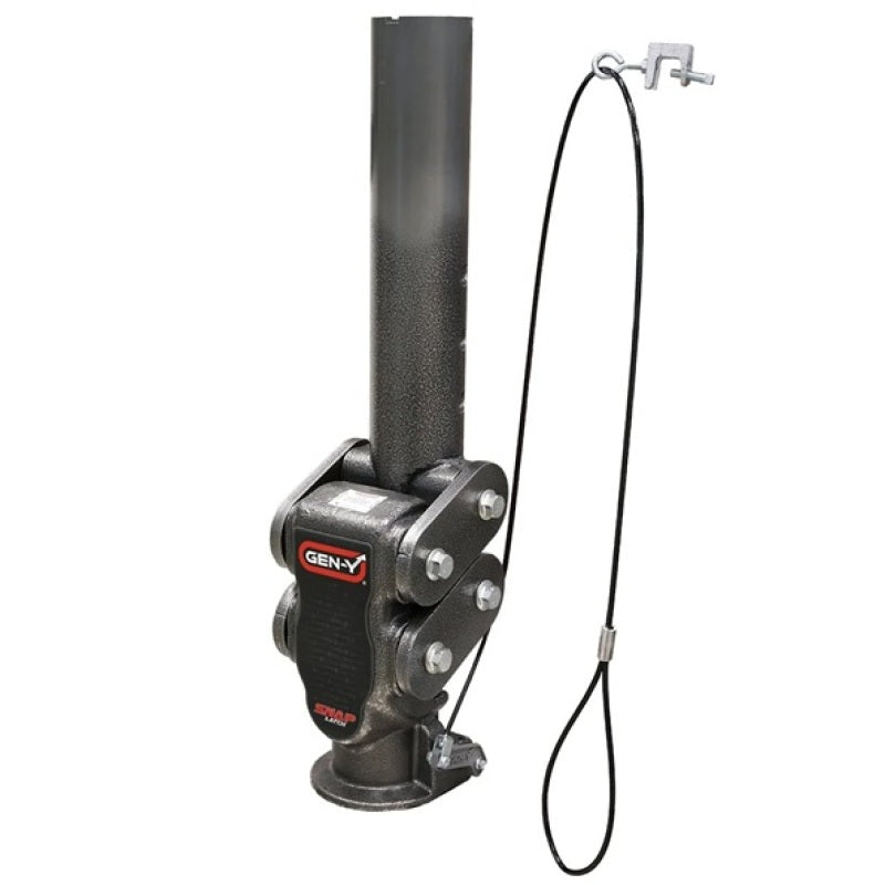 GEN-Y Hitch Gen-Y Spartan Torsion-Flex 5in Offset 4in RD Tube Gooseneck 2-5/16in Coupler Standard Height