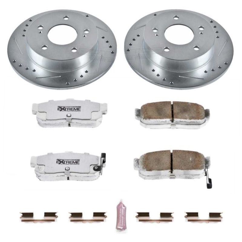 PowerStop Power Stop 89-94 Nissan Maxima Rear Z26 Street Warrior Brake Kit
