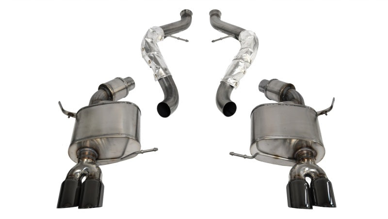 CORSA Performance Corsa 2008-2012 BMW M3 Convertible E93 Black Sport Cat-Back Exhaust